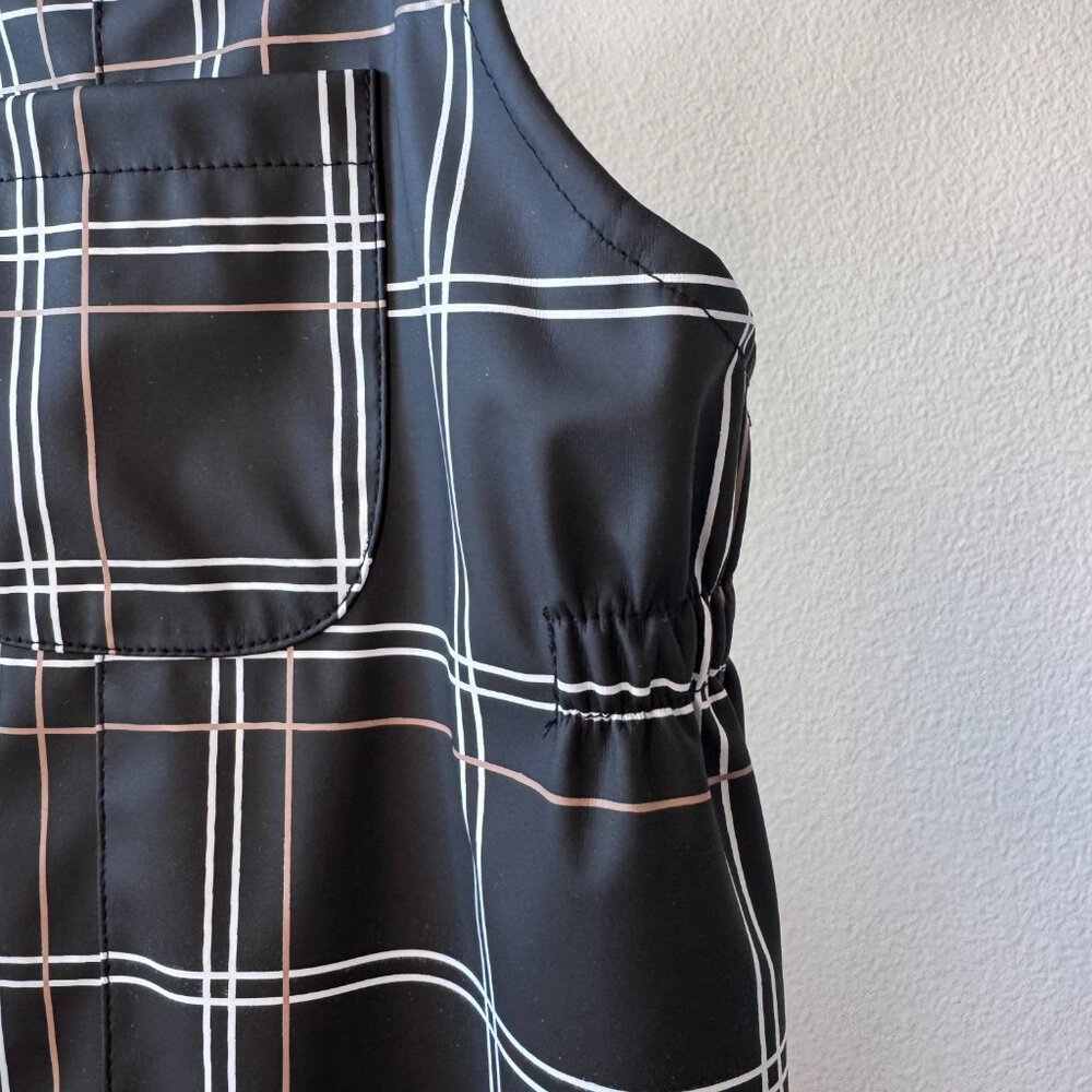 Miles The Label Rain Overalls 2Y • Black & White Plaid • Kids waterproof Outdoor - Picture 7 of 16
